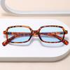 Protective Glasses 3pcs Fashion Small Rectangle Sunglasses Women Colorful Lens Eyeglasses Minimalist Style UV400 Glasses Unisex