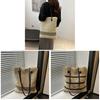 Summer Woven Tote Bag With Zipper Closure For Casual Daily Use