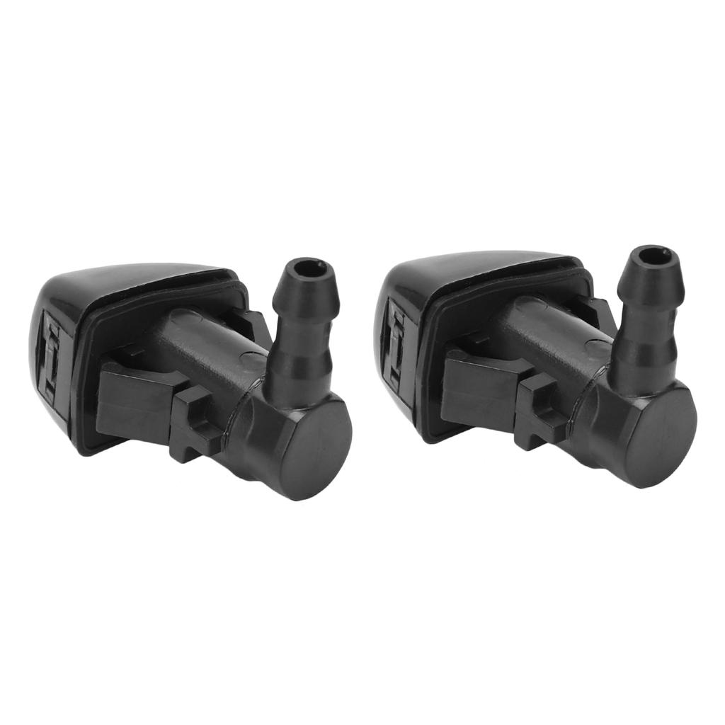 2pcs Windshield Washer Spray Jet Nozzle 986303X900 Black ABS Replacement for Rio 2011‑2016