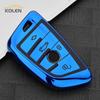 Soft Tpu Car Remote Key Case Cover Fob For Bmw X5 F15 X6 F16 1 2 3 5 7 Series F45 F46 G30 G11 G12 G20 Holder Shell Accessories