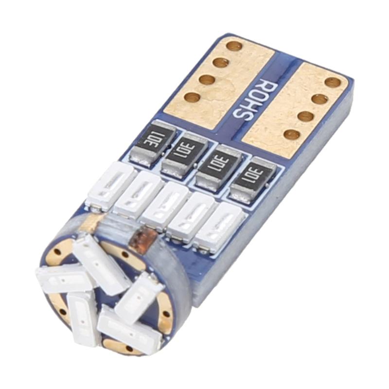 10Pcs T10 4014 15SMD 12V LED Light Car Replacement Bulb For Map Dome Courtesy License Plate Side Marker Light