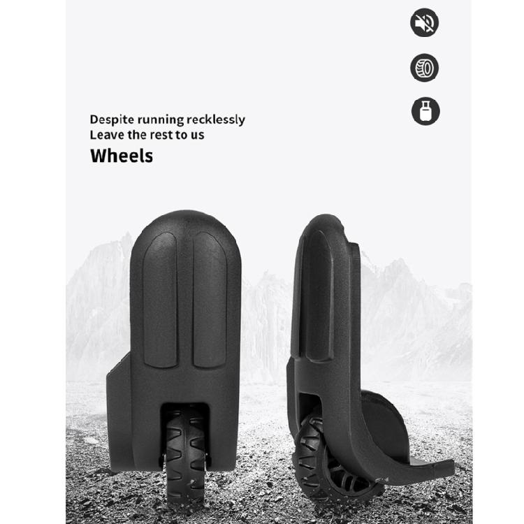 1 Pair Luggages Wheels Suitcase Wheels Swivels Castors Replacement PVC Travel Luggages Wheels Easy to Install