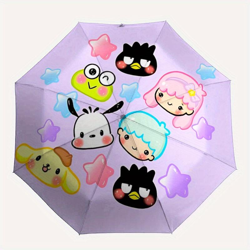 

1pc Sanrio Automatic Umbrella 8-Bone Design Compact Gear for Outdoor Travel, Perfect Gift for Friends or Family yy250829114