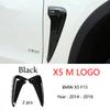 For BMW Xdrive Emblem  X5 F15 X5M F85  Shark Gills 3D Stickers Side Fender Vent Decoration Car-Styling Auto Accessories