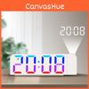 Digital Led Alarm Clock With Rgb Color Projection For Bedroom Decor