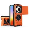 KEYSION Magnetic Phone Case for Huawei Pura 90s Pro Max Slide Camera Protection Upright Kickstand 360°Ring Shockproof Back Cover