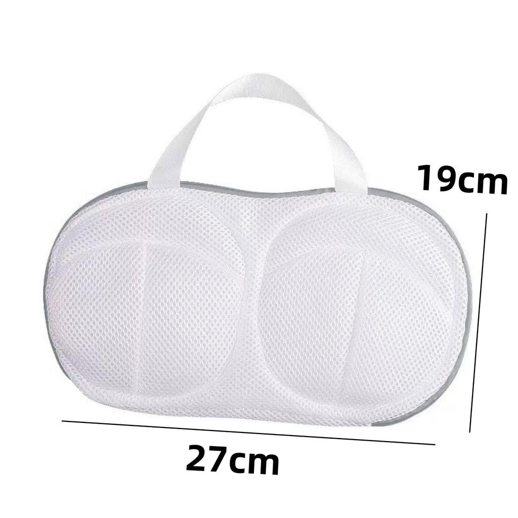1pcs Home Use Bra Washing Bag Prevents Deformation Zippered Foldable Special Cleaning Bag Thickened Coarse Mesh Underwear Pocket