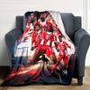 Michael Olise Bayern München Voetballer Flanellen Plaid Deken, Zacht Warm Bankbed Deksel, Voetbalfan Huisdecoratie Cadeau voor Fans