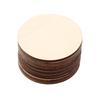 5-30 cm Naturalne Okrągłe Niedokończone Plastry Drewna Krążki Puste Tabliczki Jednolity Kolor do Rękodzieła Drewnianego Ozdoba Ślubna Urodzinowa Bożonarodzeniowa