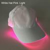 Mote Unisex ensfarget LED-lysende baseballhatt Julefest Peaked Cap