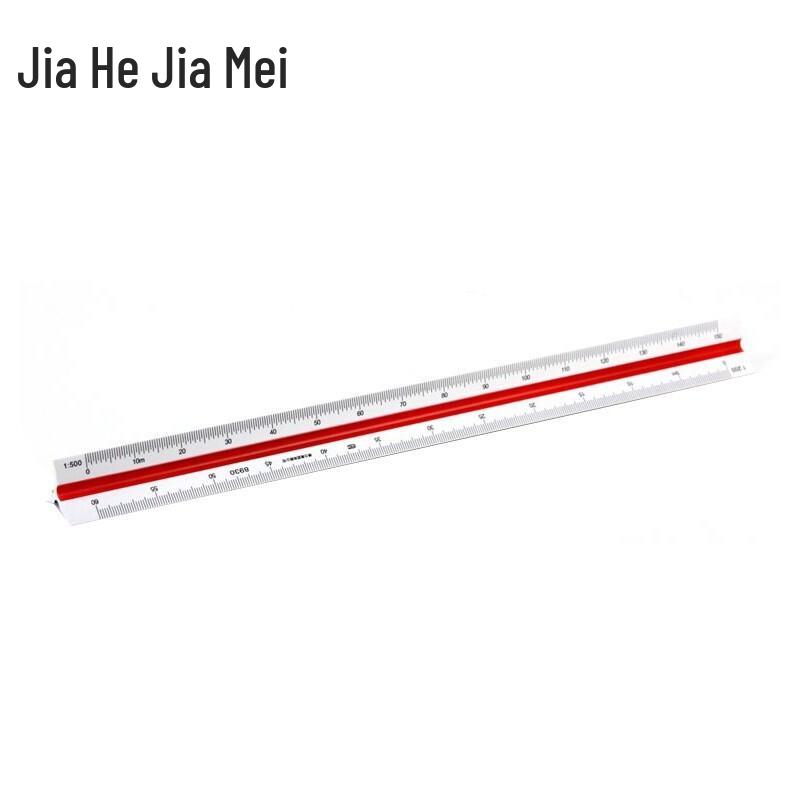 Multi-function 30cm Triangular Drafting Scale Ruler