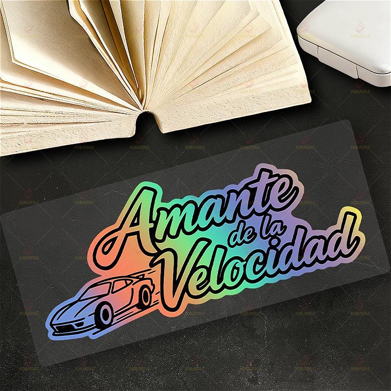 1pc New Original  Amante De La Velocidad Car Stickers for Car Windows Trunk Motorcycle Fairings Scooters Waterproof Vinyl Decals