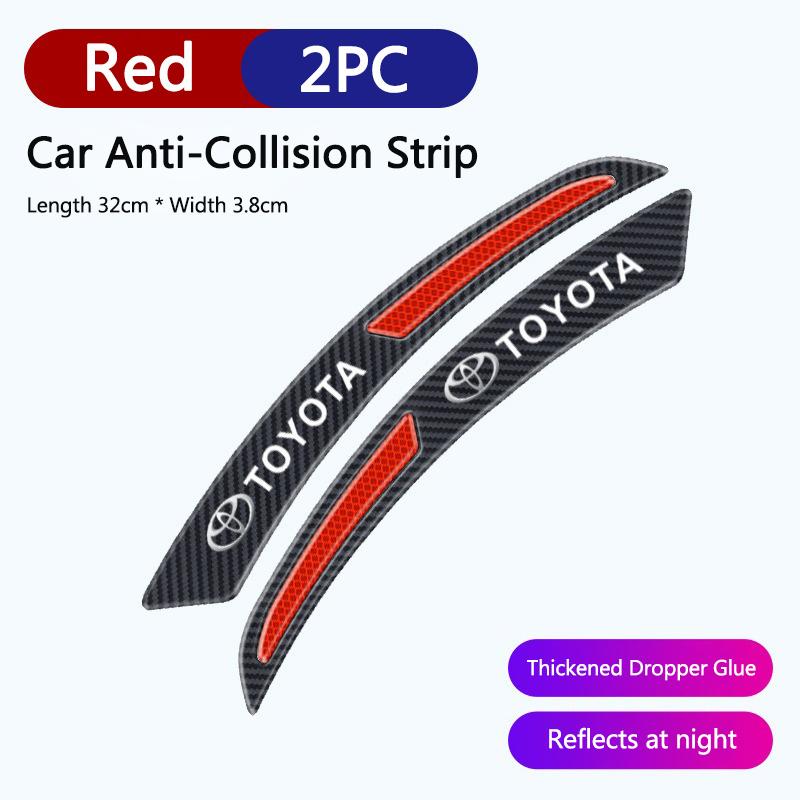 Carbon Fiber Car Fender Sticker Tire Guard Arch Trim NVCFDH5 Sticker For Toyota Gazoo Racing Corolla Yaris Chr Auris Rav4 Prado Avensis