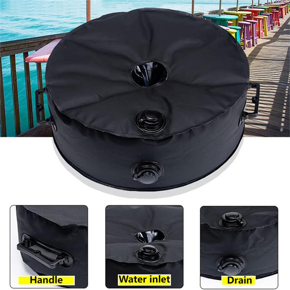 Wassergefüllter Schirmständer Platzsparend Für verschiedene Außenbereiche wie Strände, Pools und Gärten Wetterbeständig