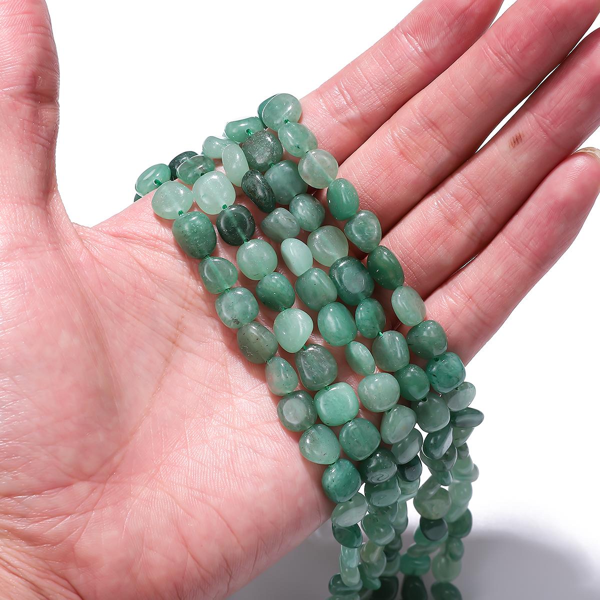 

5-8 мм/7-10 мм натуральный камень неправильной формы, бусины из розового кварца, аметисты, агаты для изготовления ювелирных изделий своими руками Green Aventurine 7-10mm