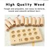 Children Sensory Toys  Tactile Board Matching Sorting Game Auditory Training Early Education Teaching Aids Montessori Wooden Toy