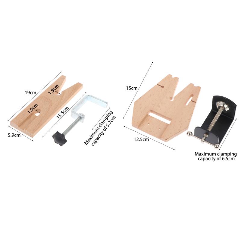 1Set Bench Pin Clamp V-Slot Bench Vise Fixing Clip For Workbench Wooden Workholding Devices Adjustable Jewelry Clamp Tool