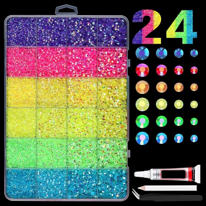 Premium Resin Nail Art Gems Pearls Style Flat Back Rhinestones For Professional Or Home Manicure Flatback Gems