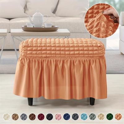 Thickened Bubble Grid Elastic Footrest & Dust Cover for Home/Hotel