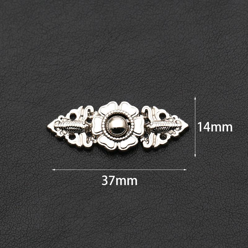 Metal Ancient Hanfu Cheongsam Mother Button Antique Buckle Retro Button Collar Buckle Clothing Button Accessories