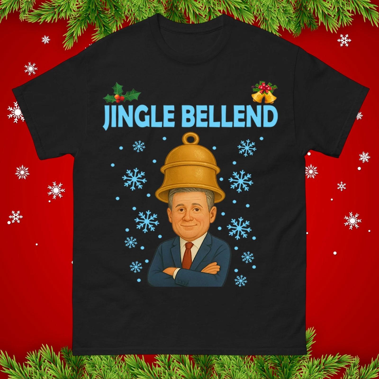 Jingle Bellend Anti Starmer Christmas T Shirt, funny Xmas Joke shirt M