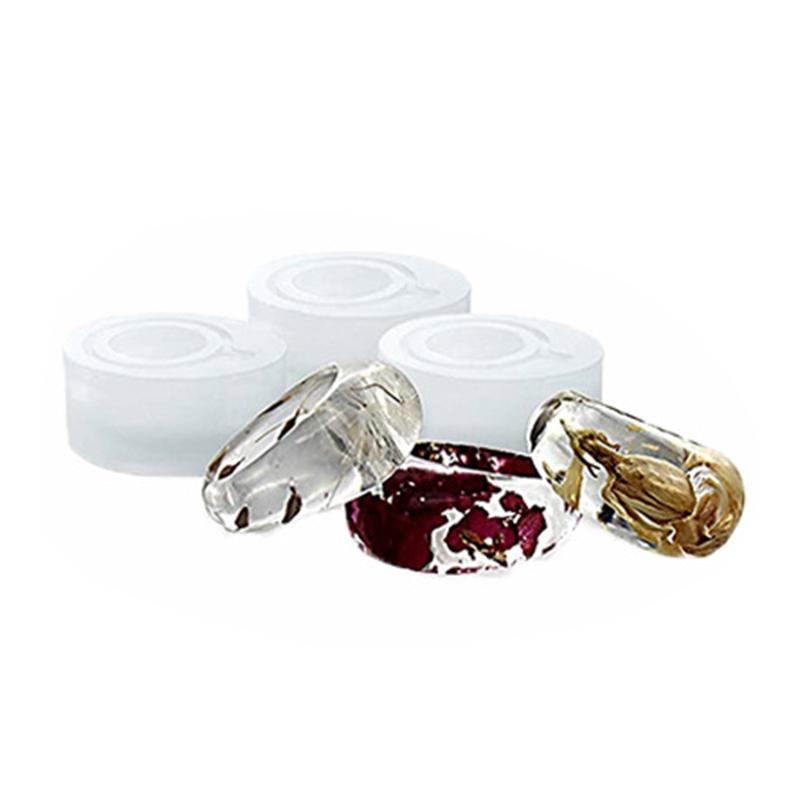3pcs Ring Resin Molds For Jewelry Rings Silicone Casting Molds For DIY Rings Jewelry Silicone Mold Tools For Clay Epoxy Resin