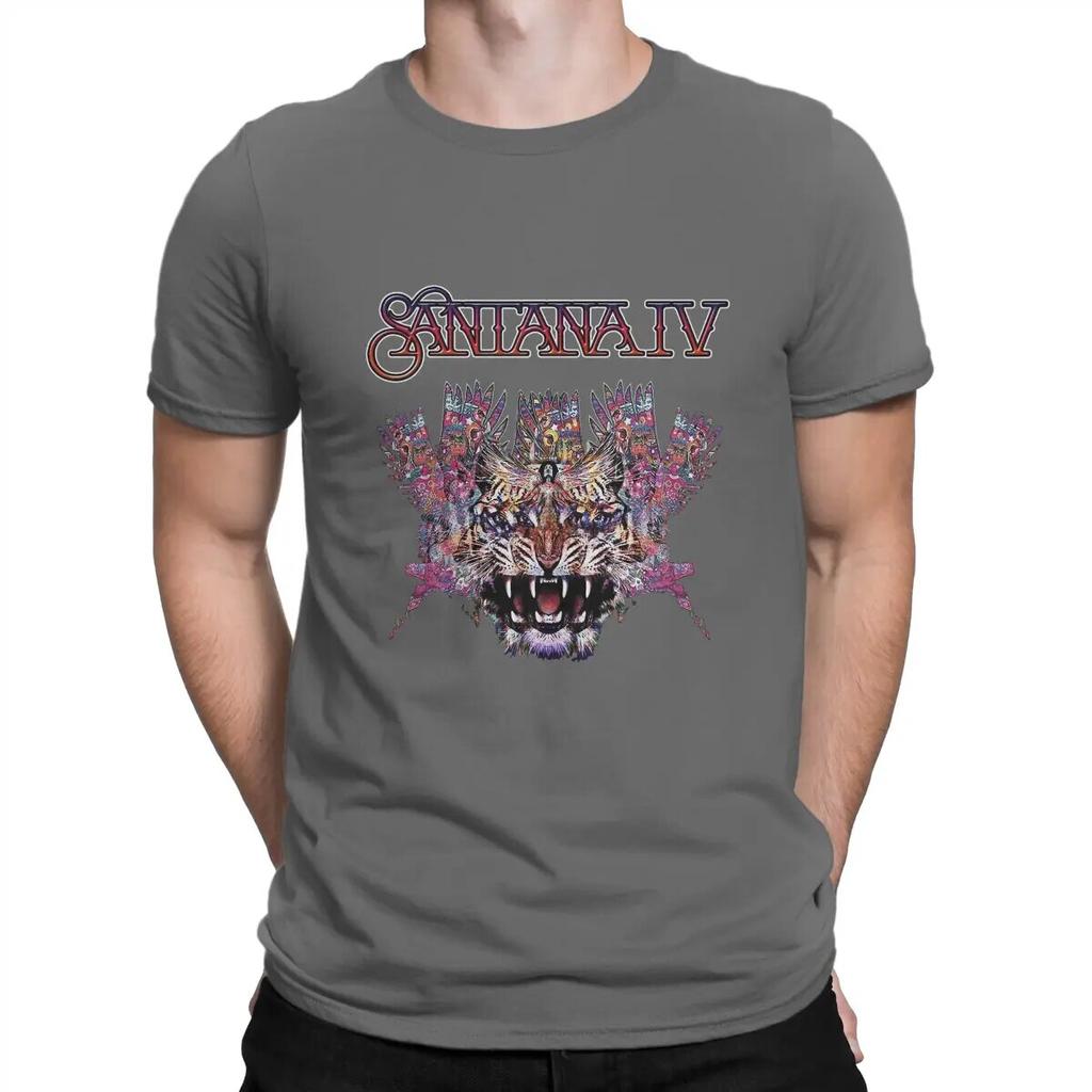 Santana Nejnovější tričko pro unisex Santana Four Tour 2023 Kulatý výstřih Základní tričko Personalizovat Narozeninové dárky Streetwear