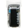Skater Antibacterial Fluffy Dome Lid Bento Box 830ml with Insulated Bag Black Made in Japan KCPFLB8AG-A