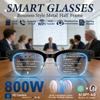2026 New 8MP Ultra-Wide HD Camera Smart Glasses Video Record 4GB AI Photo Recognition BT Call Translation Voice Smart Glasses