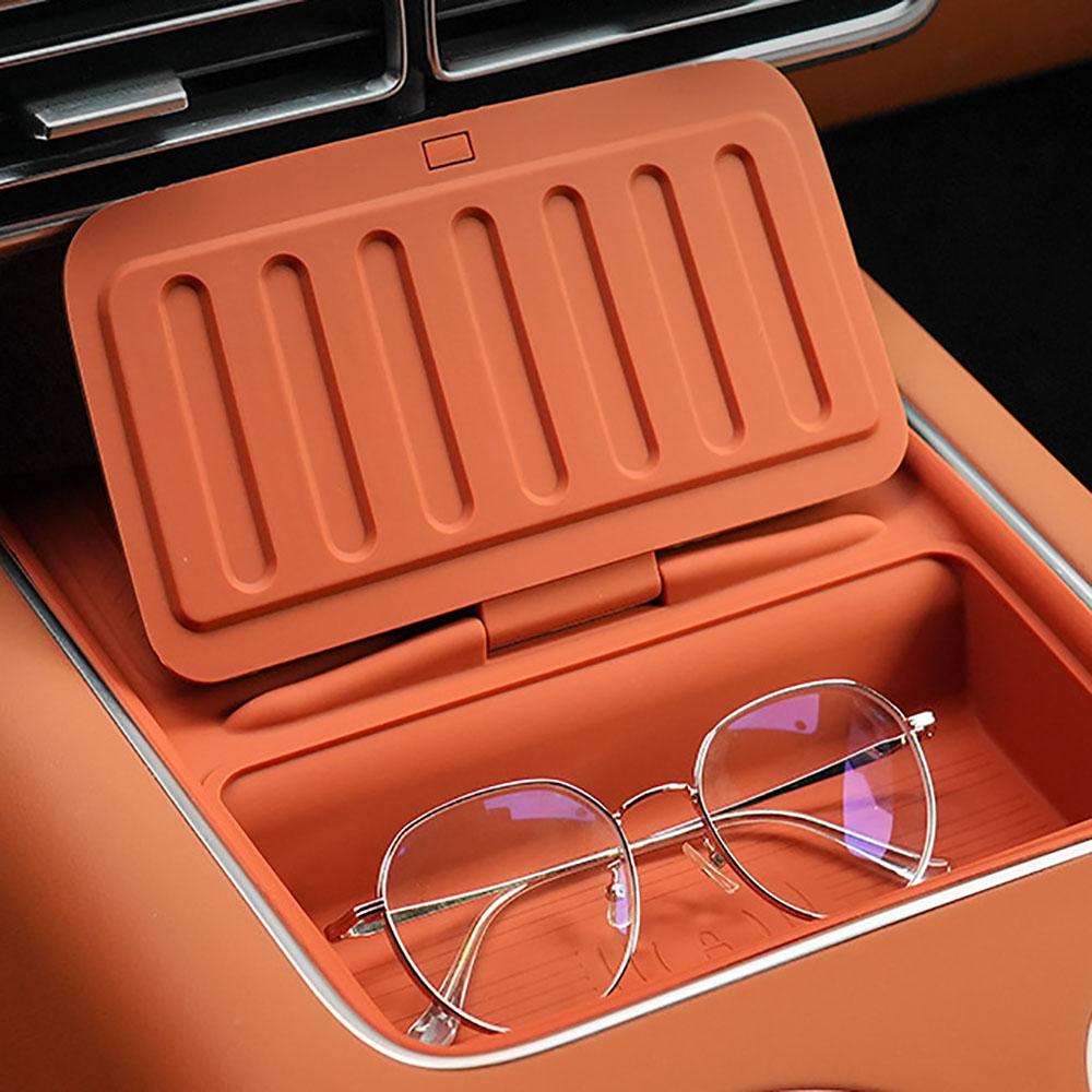 Console Wireless Charging Mat Pad Storage Box For LiXiang L6 L7 L8 L9 MEGA 2024