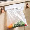 Wall-Mounted Garbage Bag Hanger Magnetic Waste Bin Holder Space Save Trash Bag Holder  Kitchen