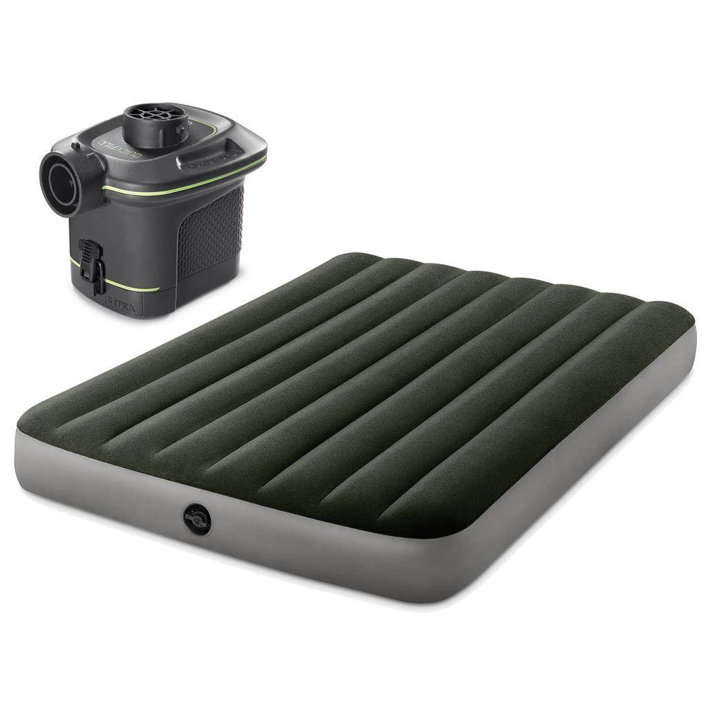 Inflatable Mattress 191X137X25 Cm With Electric Pump Intex 64778