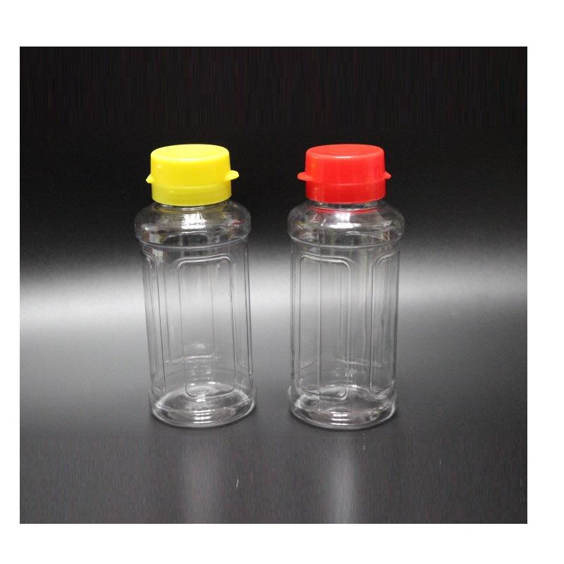 1/2Pcs 290Ml Plastic Condiment Squeeze Bottles Hole Dispensers For Oil Bbq Sauces Paint