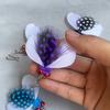 4pcs Simulation Insect Shapes Feather Cat Toy Replacement Head Kitten Cat Teaser Pet Toy