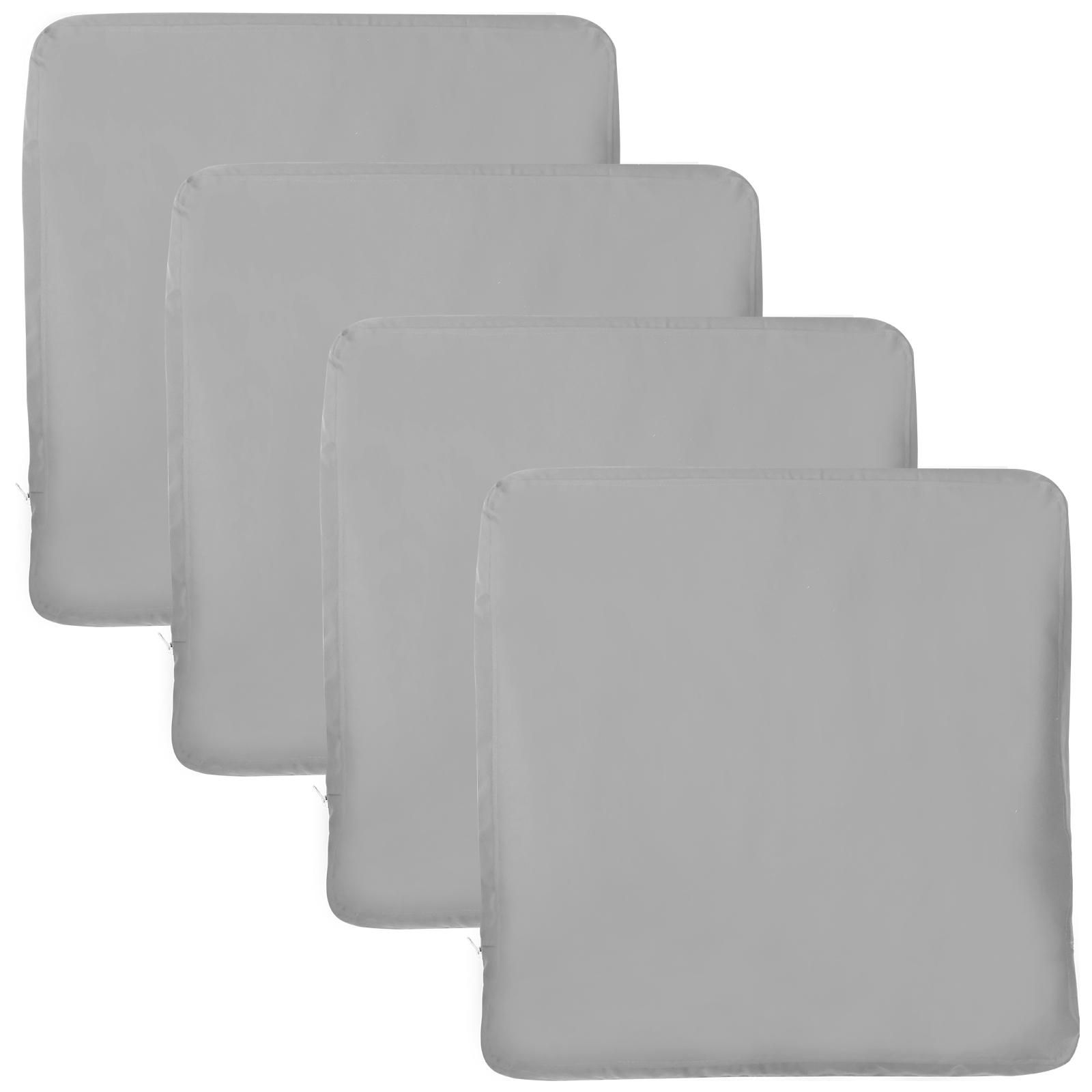 

4Pcs Patio Cushion Cover 24×24in Waterproof Cushion Covers Minimalist Outdoor Card Booth Shoe Changing Stool Sofa Cushion Cover