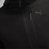Puma Solid Color Zip Sports Casual Knit Hooded Jacket Men Jackets Black 626143-01