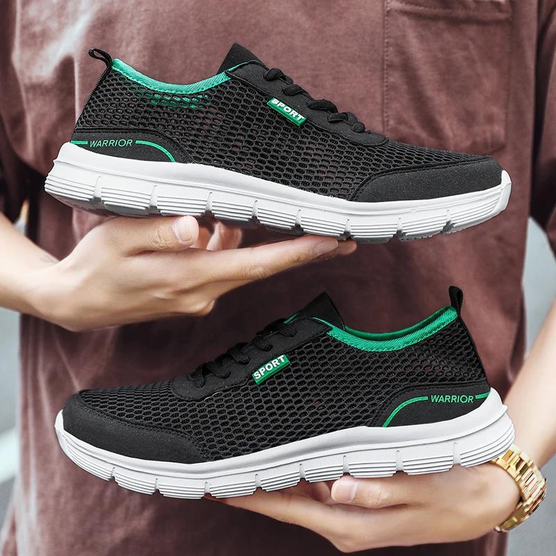 Fashion Men Sneakers Shoes Mesh Casual Shoes Lac-up Shoes Men Tenis Light Comfortable Breathable Sneakers Men Shoe Zapatillas Hombre