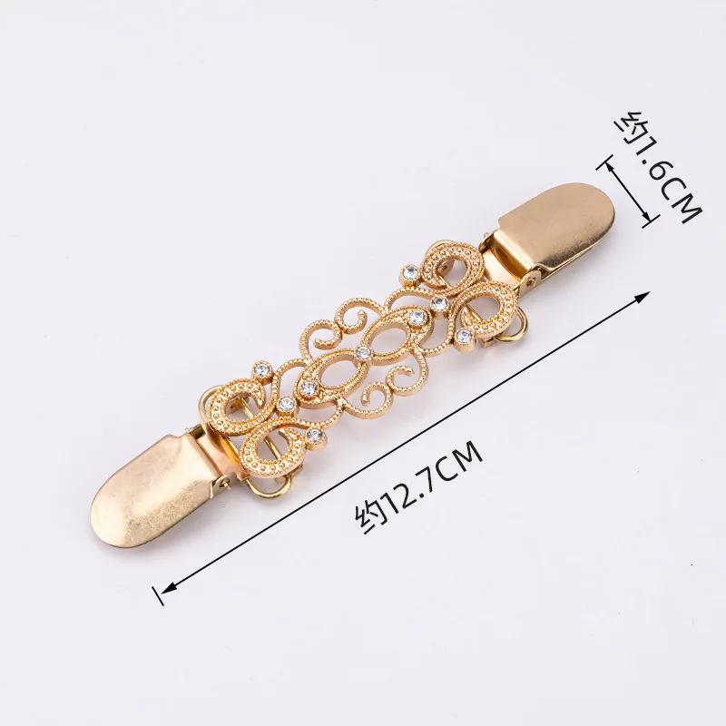 2 pcs of clothes clip brooch clip vintage clothing sweater cardigan shawl dress brooch clip shirt clip girl ladies