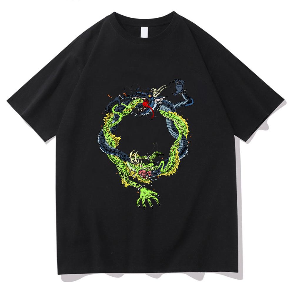 Feid VS Ferxxo Double Dragon Printing T-shirts Men's Women's Popular Casual Tshirt Short Sleeve Fashion Cotton Comfort Top