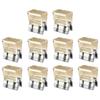 1-10Pcs Detachable Anti Sliding Trouser Clip No Sew Invisible Pants Leg Fixing Buckle DIY Portable Sewing Craft Clothing Clips