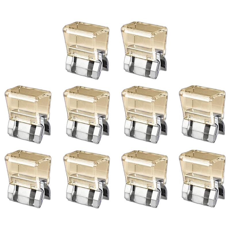 1-10Pcs Detachable Anti Sliding Trouser Clip No Sew Invisible Pants Leg Fixing Buckle DIY Portable Sewing Craft Clothing Clips
