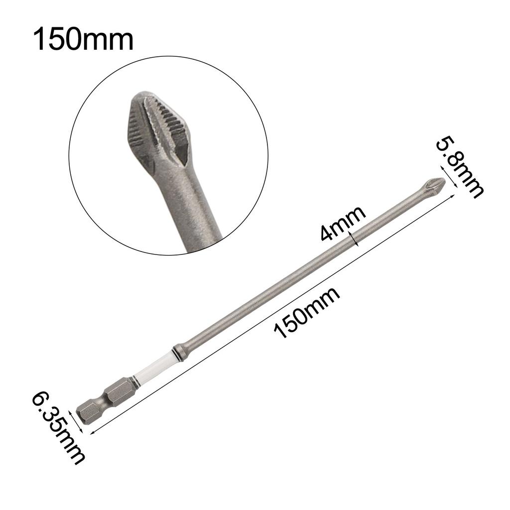 NonSlip Magnetic Hex Key Driver Bits Set Compatible with For Electric Tools