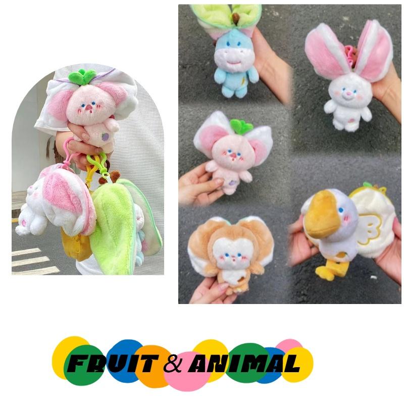 Cute And Soft Plush Fruit And Animal Keychain Charms For All Ages