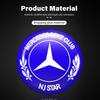 8pcs Car Door Keyhole Sticker Lock Protector Anti-blocking Decal For Mercedes Benz W202 W212 W126 W140 W168 W177 CLS GLE GLC GLS QS1
