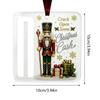 Christmas Money Holders Christmas Coin Gift Organizer Christmas Acrylic Cash Candy Storage Treat Container Clips Ornaments