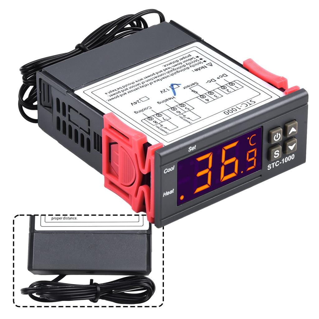 Termostat digital LCD STC1000, control precis și stabil al temperaturii