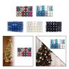 100 Stück Weihnachtsbaumkugeln Dekorationen Dekoration Bruchfeste Christbaumschmuck für festliche Verlobung Zuhause Silvesterparty