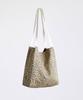 Green Stuff Effortlessly Boxy Shopper Bag 53 Leopard - Leopard Beige