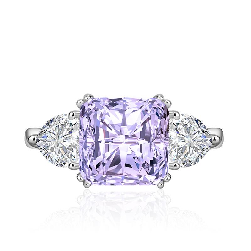 BELLA BOX Opening Resizable Rings For Women Zircon Engagement Party Fine Jewelry Gift