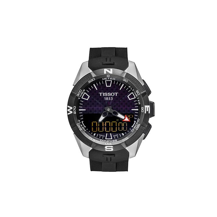 

TISSOT Quartz Movement Men s Watches Watch Black Dial Alloy Watch Case Rubber Strap T110.420.47.051.01 Black Strap